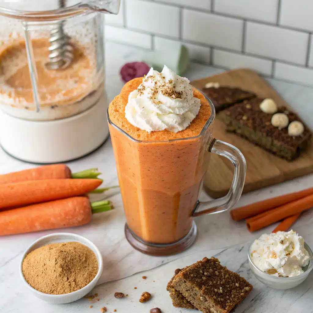 Carrot Cake Cottage Cheese Smoothie