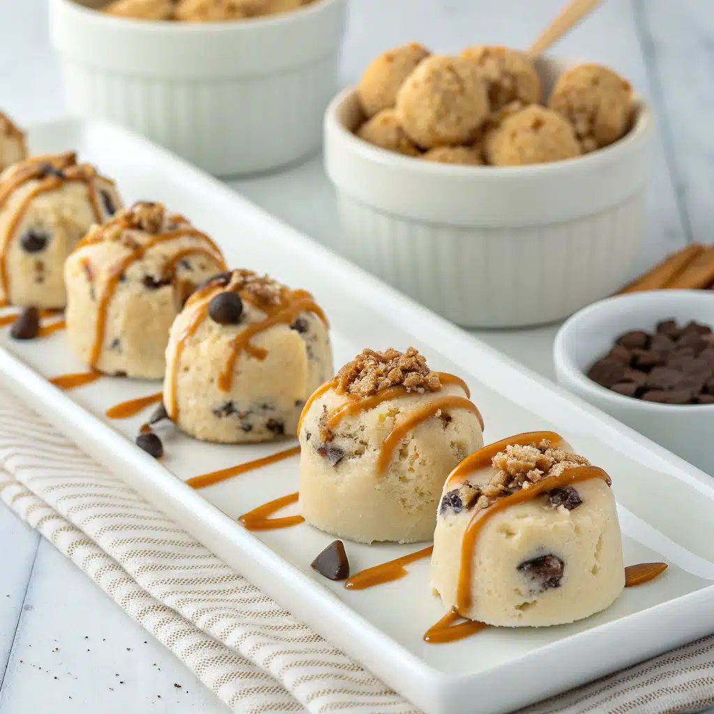 Cookie Dough Frozen Yogurt Bites