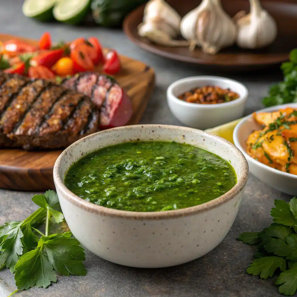 Chimichurri Sauce (and dishes with it)