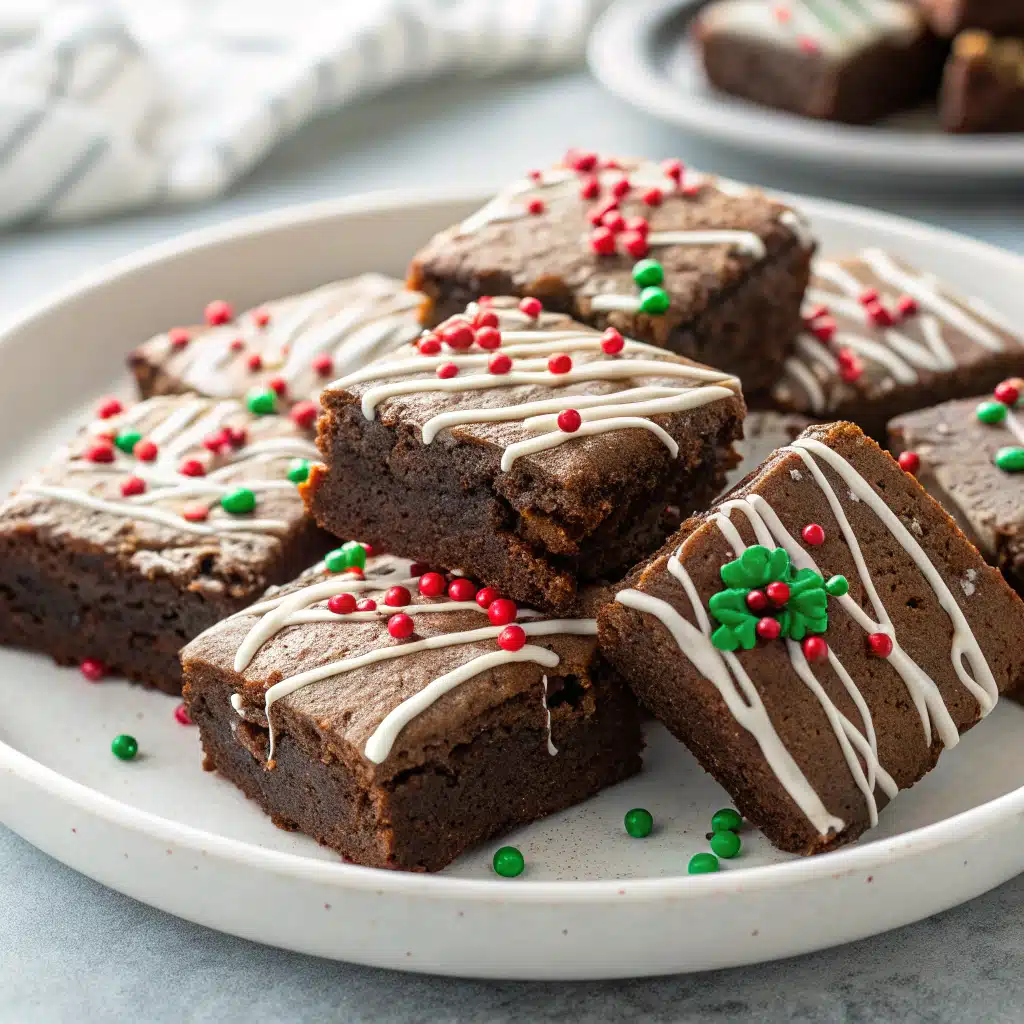 Gingerbread Brownies