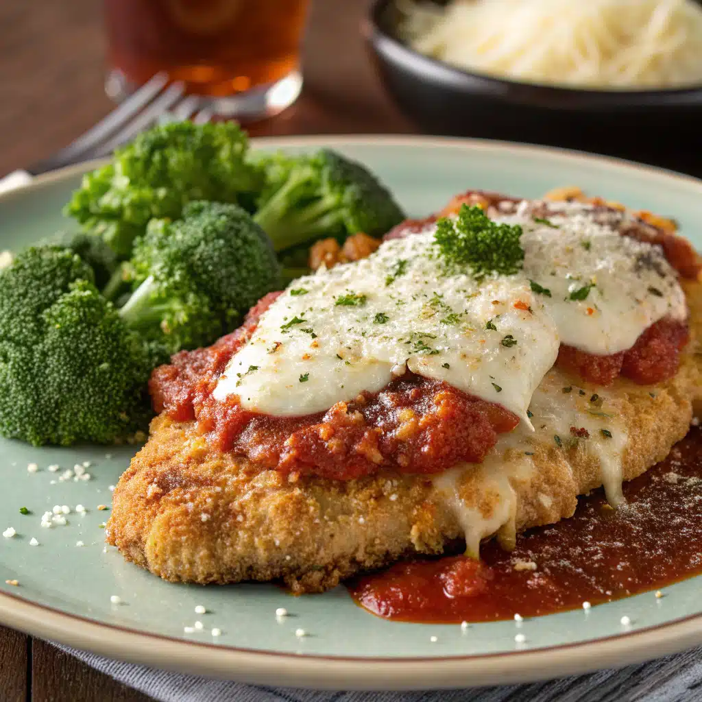 Chicken Parmesan dinner
