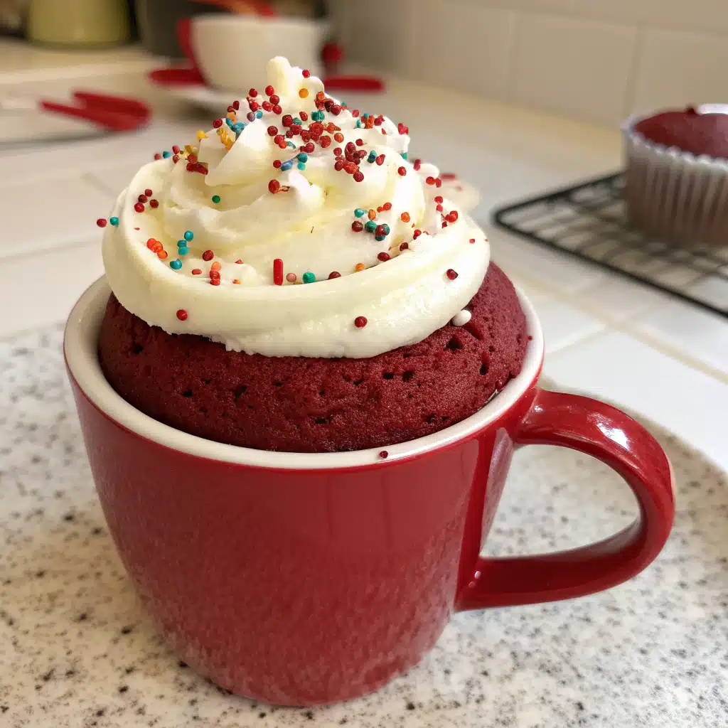 Red Velvet Mug Cake