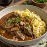 Beef Stroganoff easy