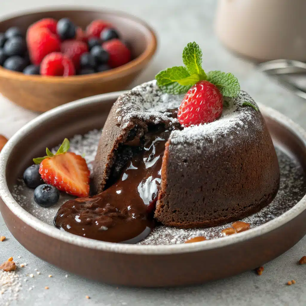 Chocolate Lava Bowl Cake